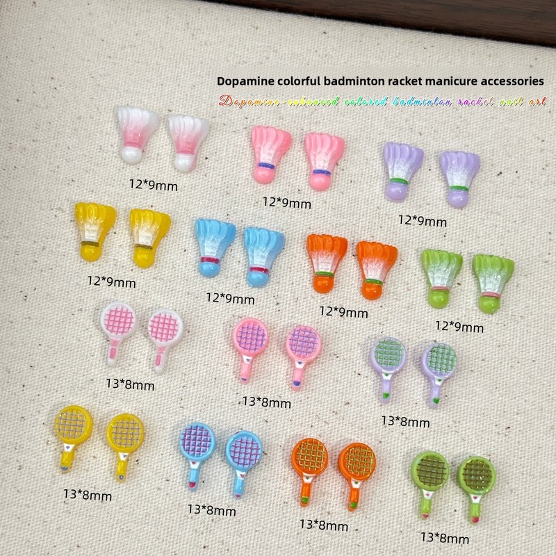Badminton Minion - 20pcs 3D Mini Cartoon Simulated Badminton