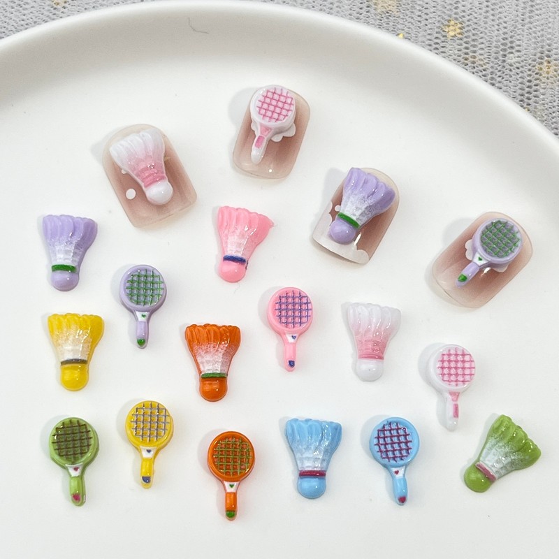 Badminton Minion - 20pcs 3D Mini Cartoon Simulated Badminton