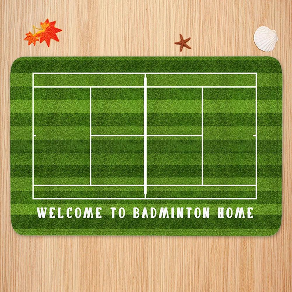 Sports Theme Carpet Mat Tennis - đánh giá và giá Badminton Open