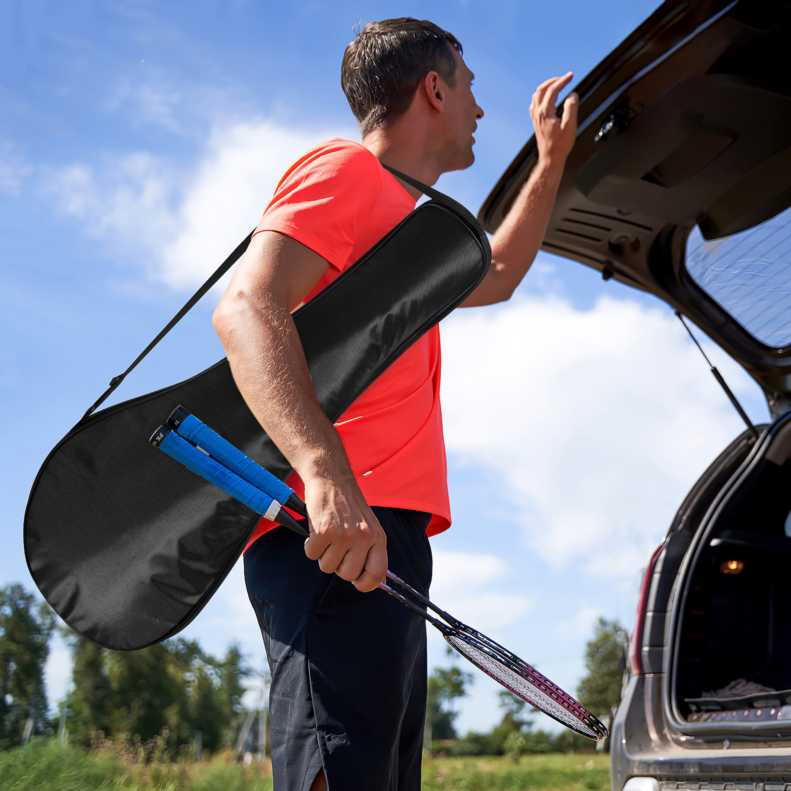 Outdoor Badminton Bag Sports R - đánh giá và giá Badminton Racket
