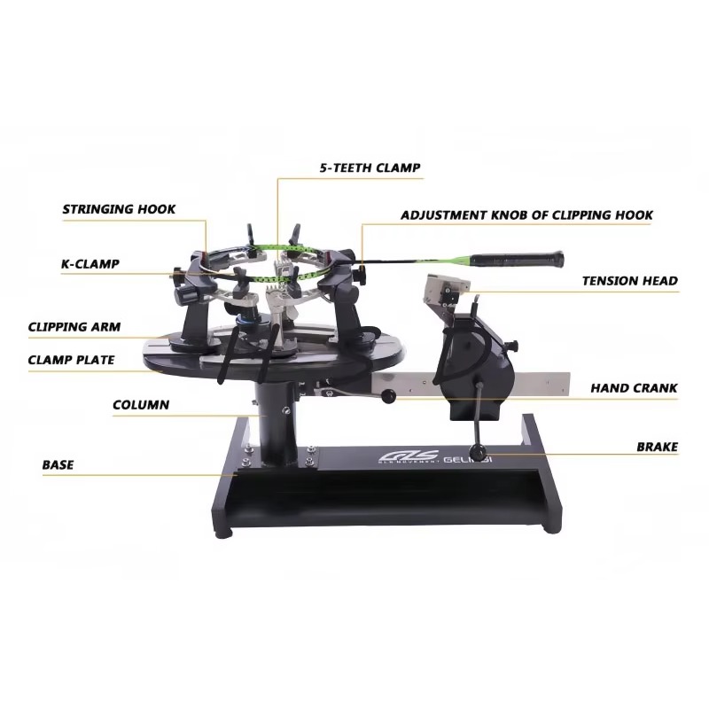 Manual Stringing Machine Doubl - đánh giá và giá Badminton Racket