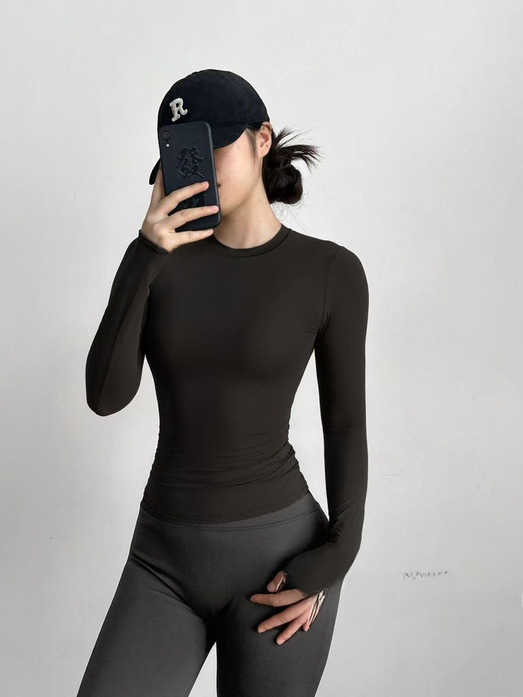 Slim Fit Long Sleeve Yoga Fitn - đánh giá và giá T Shirt Dry Fit